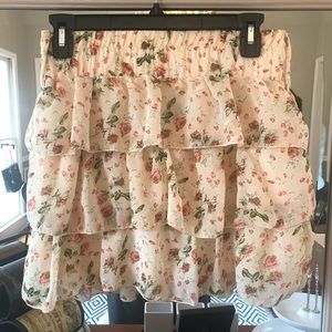 Floral Ruffle Skirt from Rue 21